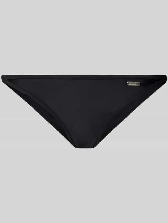 VENICE BEACH Bikinibroekje met labelapplicatie, model 'Summer' Zwart