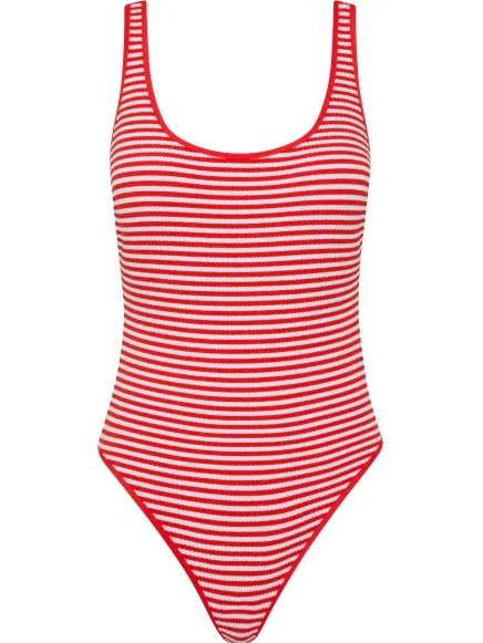 Seafolly Clubhouse Retro One Piece badpak rood Roze/Rood