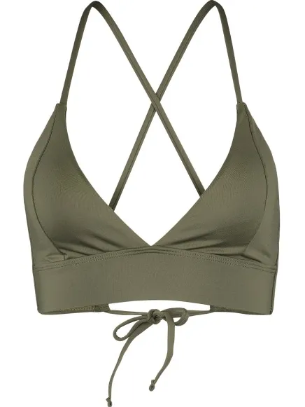 Dedicated Women's Bikini Top Alva - Bikinitop, olijfgroen