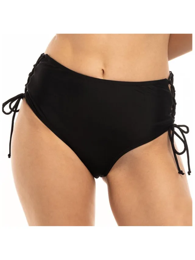 Sun Project Taille Haute bikinibroekje zwart