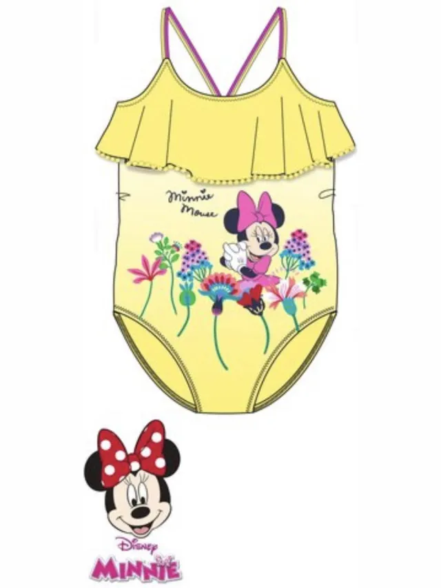 Disney Minnie mouse BABY badpak - geel - maat 98 / 36 maanden