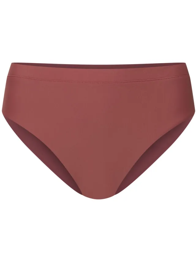 ESOTIQ Novia Henderson - Bikinibroekje - Kastanjebruin - Hoge taille