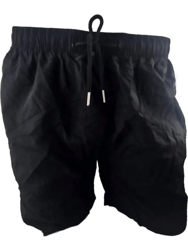 BamBella ® - Zwembroek - zwart zwemshorts - short man mannen korte broek heren