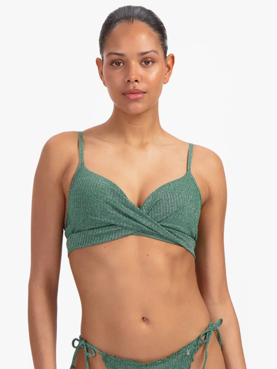 Beachlife beugel bikinitop groen