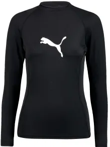 Puma Women Swim Rash Guard zwart