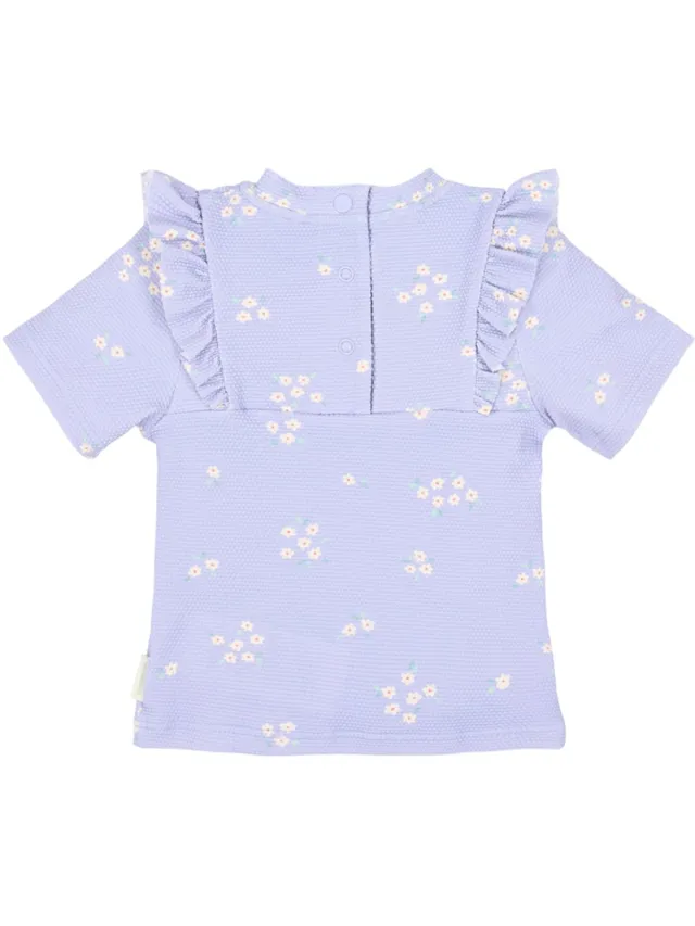 Little Dutch Zwemshirt Korte Mouwen en Broekje - Dreamy Lavender - 62/68 Paars