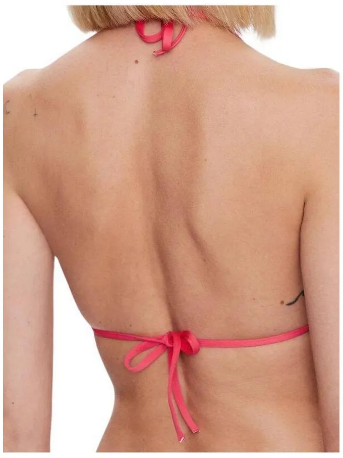 Calvin Klein Dames/Dames Logo Bikinitop (Roze)