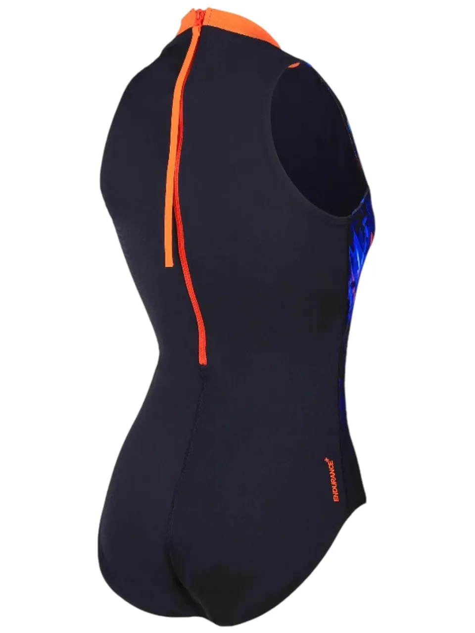 Speedo Dames/Dames Abstract One Piece Badpak (Marine / Roze), foto 2