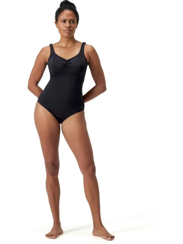 Speedo Dames/Dames AquaNite Shaping ééndelig badpak (Zwart)