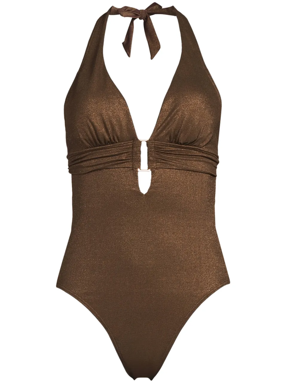 BEACHWAVE corrigerend badpak donkerbruin, foto 2