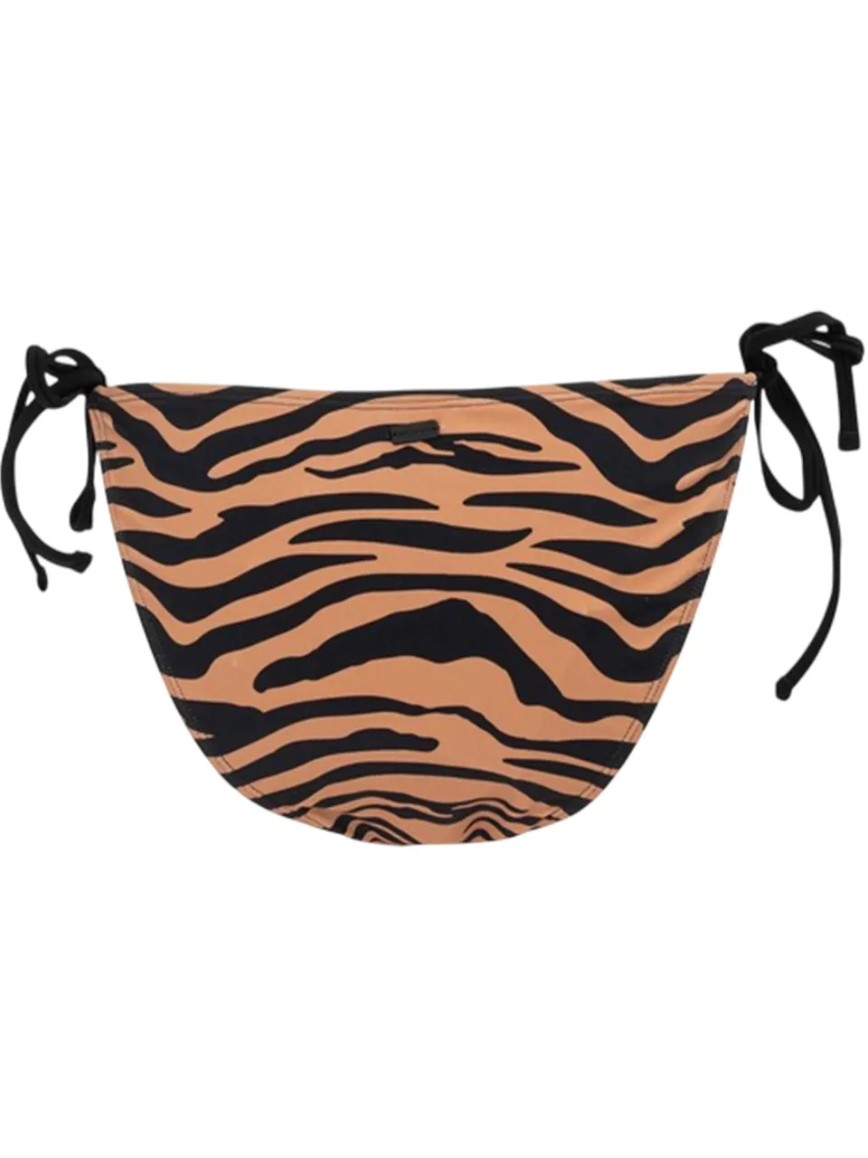 Soulcal Bikinibroekje voor dames met tijgerprint en strik aan de zijkant (Zwart/Bruin)