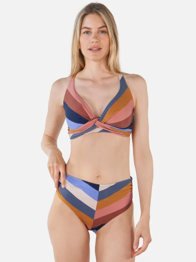 Barts high waist bikinibroekje multi Meerkleurig