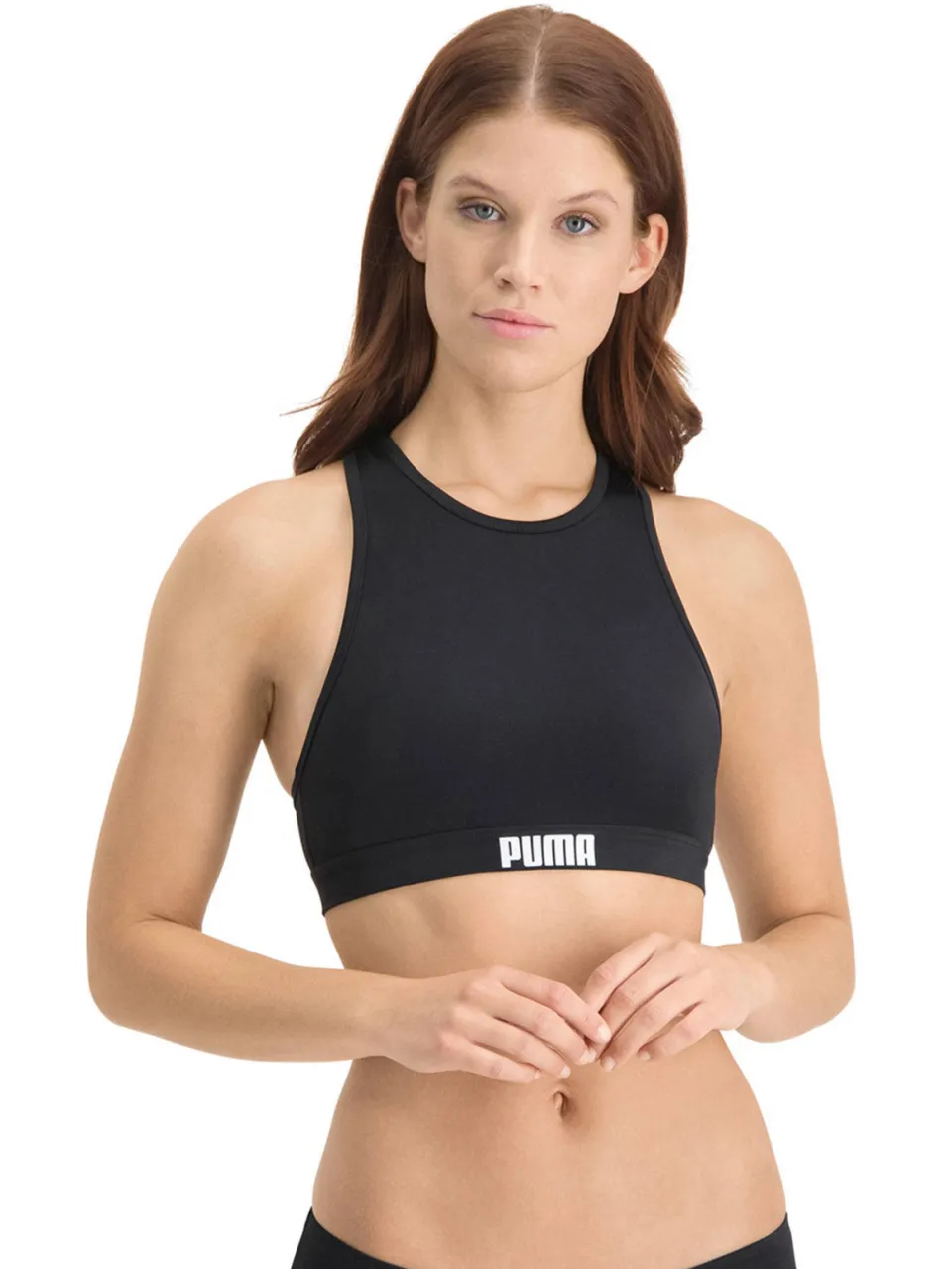 Puma crop bikinitop zwart, foto 5