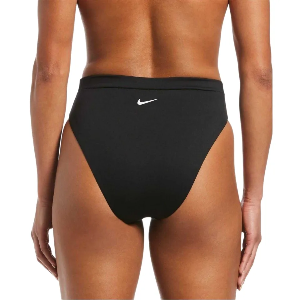 Nike Dames/dames Bikinibroekje met hoge taille (Zwart), foto 2