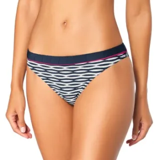 Triumph Waves of Light Tai bikinibroekje marineblauw Versch.kleure/Patroon,Wit,Blauw
