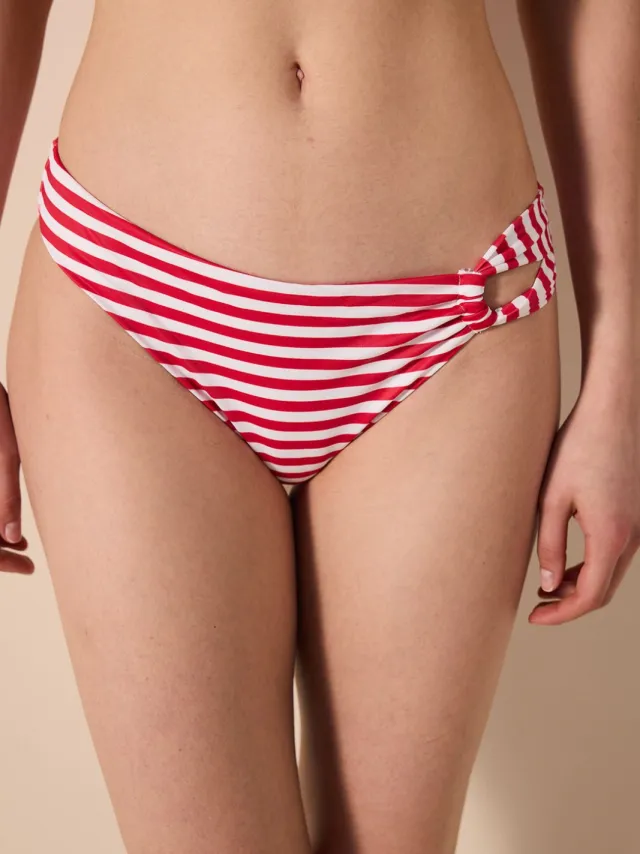 Penti Gestreepte Cut-Out Hipster Bikini Onderbroek Veelkleurig