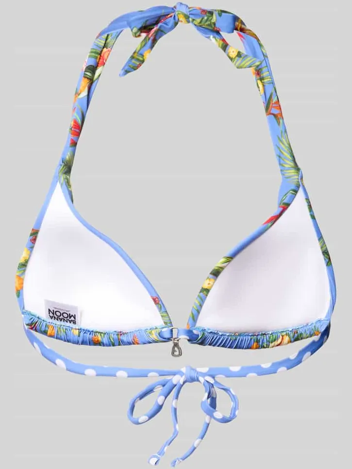banana moon Bikinitop in all-over look model 'DOLCEVITA NIKO' blauw, foto 2
