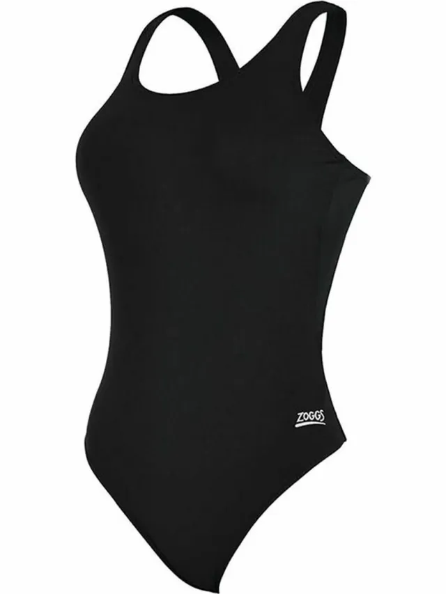 Zoggs Cottesloe Powerback Zwemkleding Zwart 40 Vrouw Black