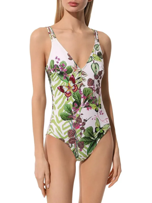 Lise Charmel Envolée Tropicale - badpak - lumière tropicale - ABB6973 Groen