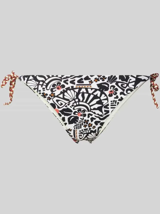 banana moon slim fit bikinibroekje met florale all-over print model 'Jaka' grijs, foto 2