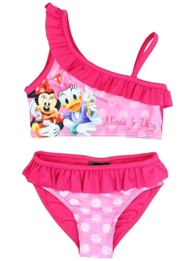 Disney Bikini - Minnie Mouse en Katrien - Donkerroze