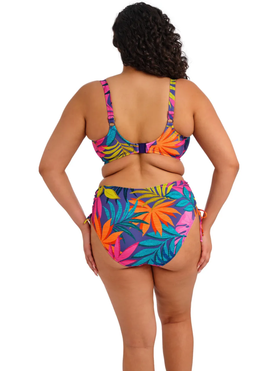Elomi high waist bikinibroekje Porto Rafti blauw/roze/groen, foto 4