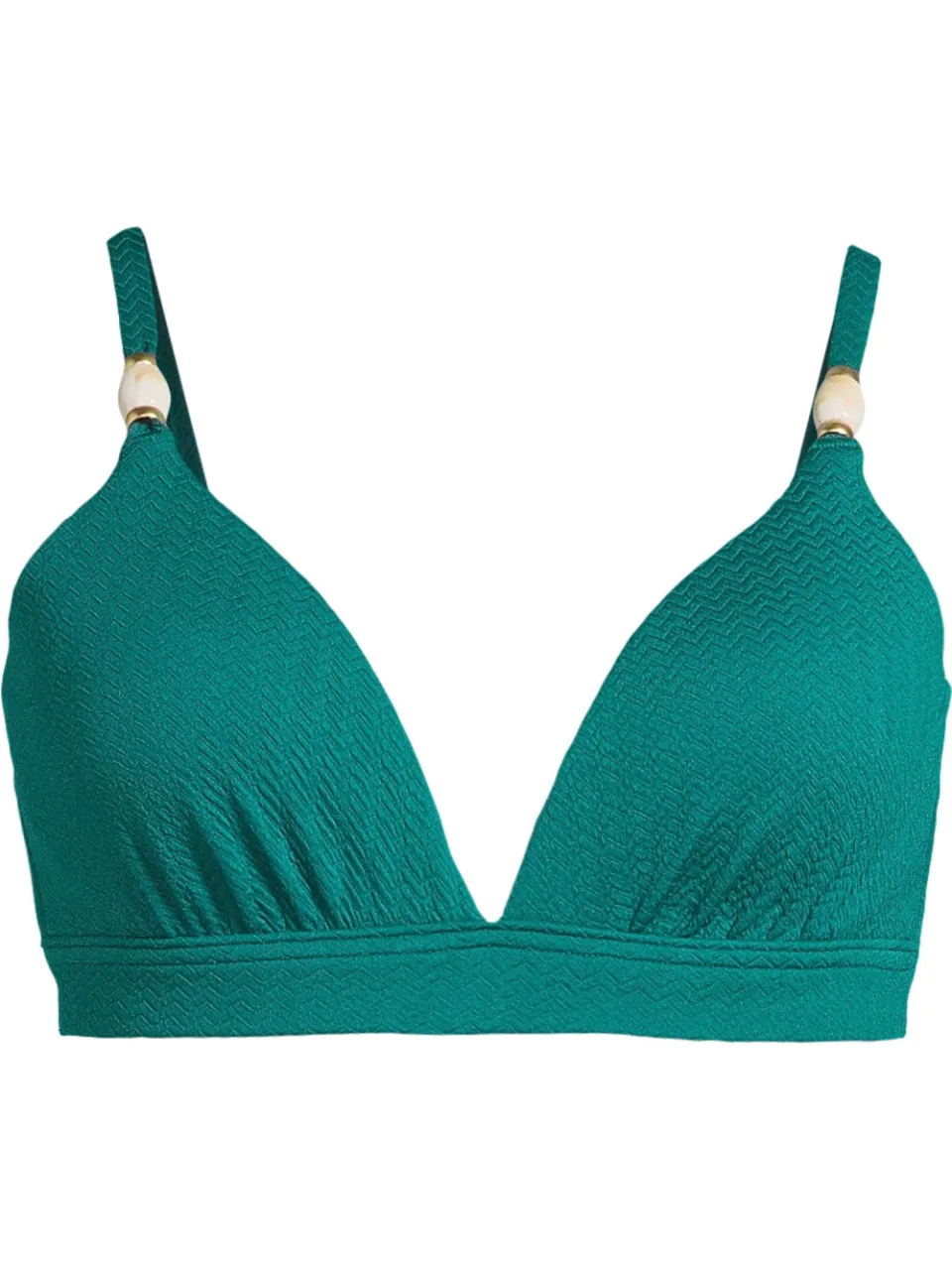 BEACHWAVE voorgevormde beugel bikinitop met textuur groen, foto 3