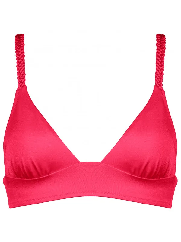 WATERCULT Women's Makramé Love Bikini Top 7039 - Bikinitop - Cup: B, roze/rood