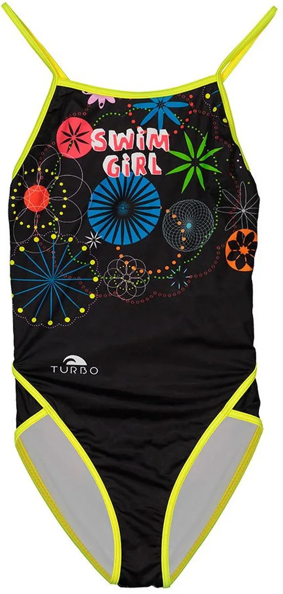 Turbo Thin Strap Zwemkleding Zwart XL Vrouw Black