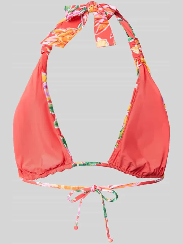 Seafolly Bikinitop in all-over look met vetersluiting aan de achterkant koraal, foto 2
