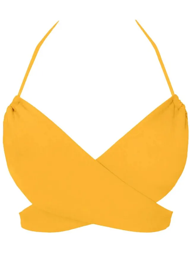 Anekdot dames vegan Bikinitop Versatile Geel