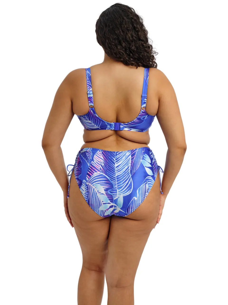 Elomi high waist bikinibroekje Maluku Island blauw, foto 4