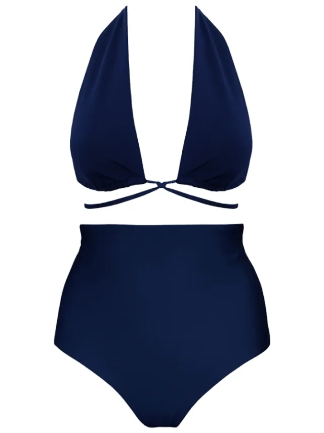 Anekdot dames vegan Bikiniset Versatile Core High Marineblauw Extra donkerblauw