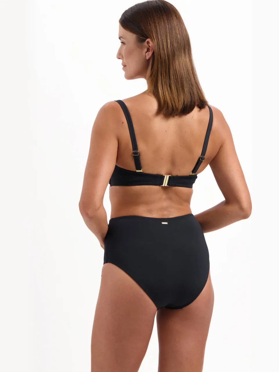 Cyell voorgevormde strapless bandeau bikinitop zwart, foto 7