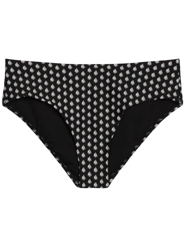 Marc O'Polo Bikinibroekje met labelapplicatie model 'PALM BOARDER GEO' zwart, foto 2