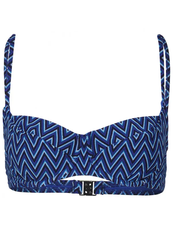 Seafolly Women's Cleo Underwire Bra - Bikinitop, blauw