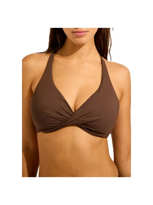 Seafolly Women's Collective Wrap Front F Cup Bra - Bikinitop, oranje