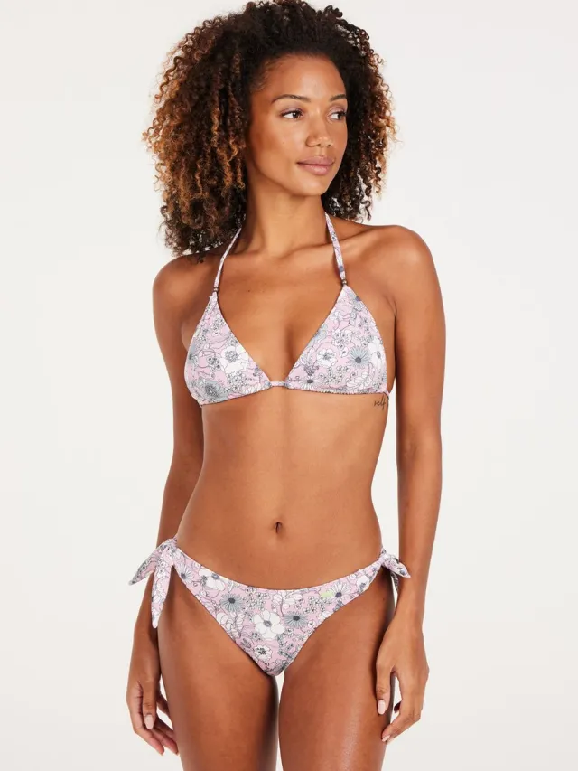 Protest Prtmoloko – Triangel bikini set Dames – Koordsluiting – Uitneembare vulling – Pillow Pink