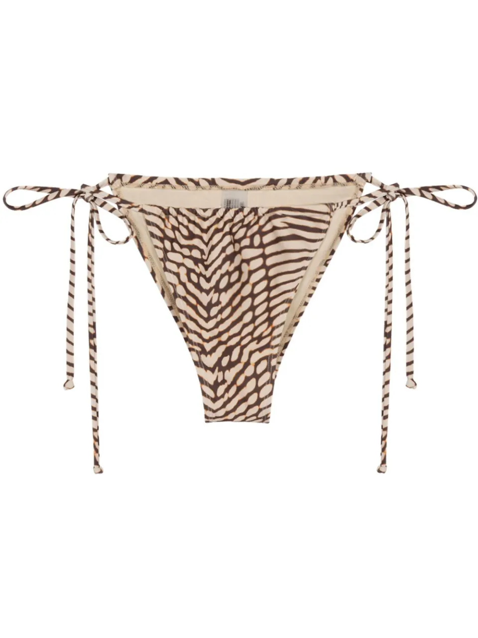 Refined Department brazilian strik bikinibroekje met dierenprint - bruin, foto 2