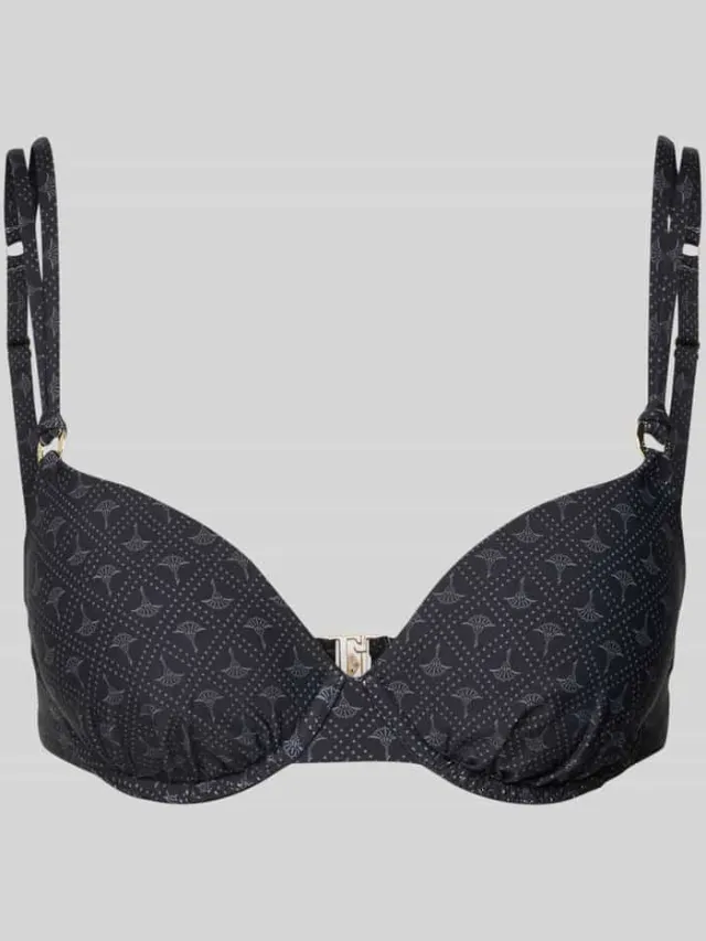 Joop! Bikinitop met verstelbare bandjes Zwart