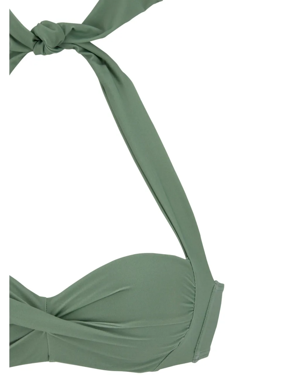 bandeau bikinitop olijfgroen, foto 2