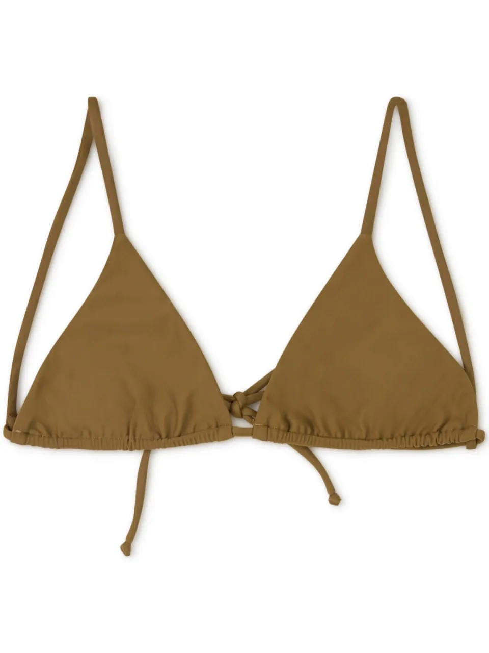 MATONA dames vegan Bikinitop Triangle Mosgroen lichtbruin, foto 2