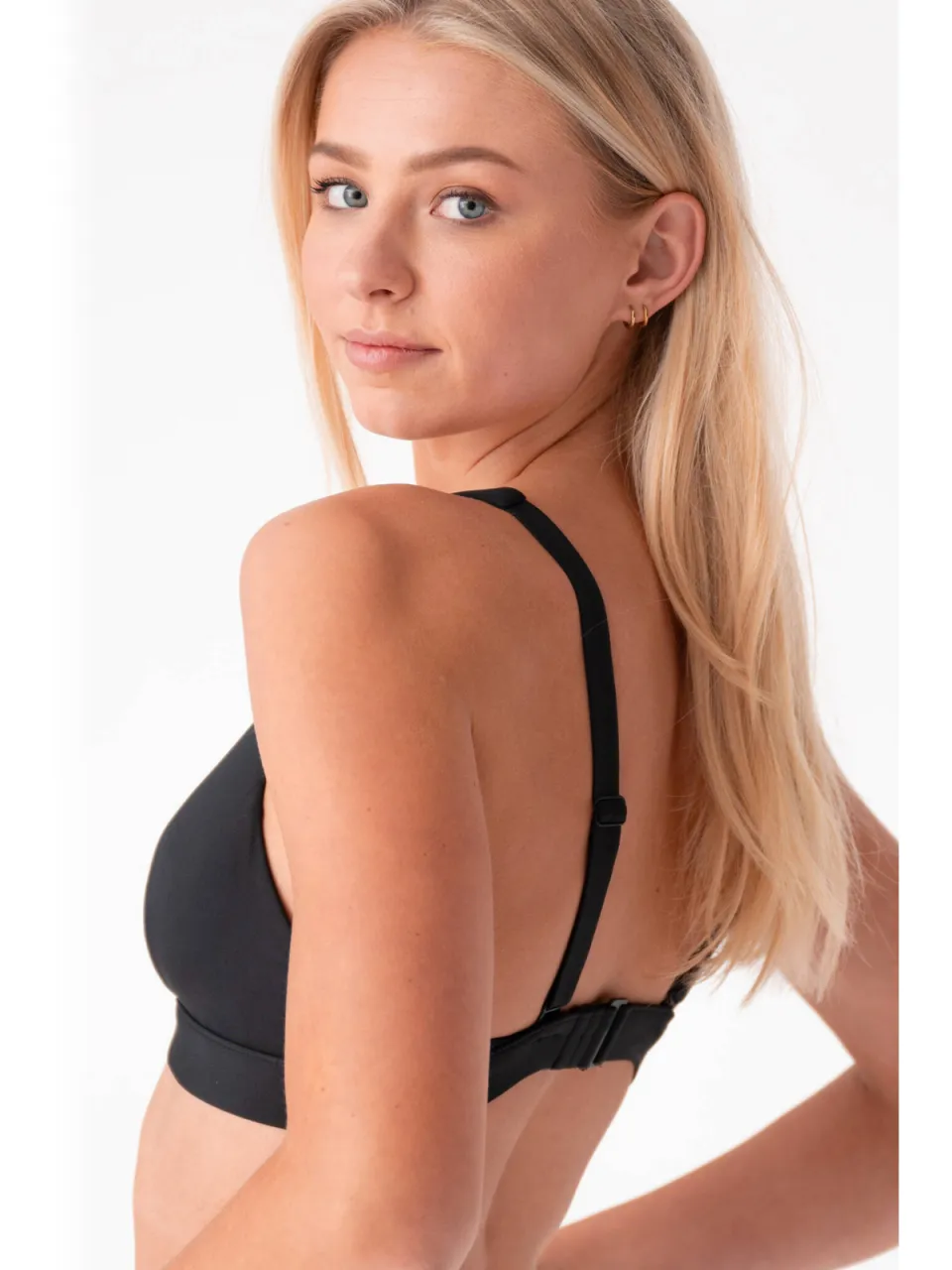 Sam Friday Flood voorgevormde triangel bikinitop zwart, foto 4
