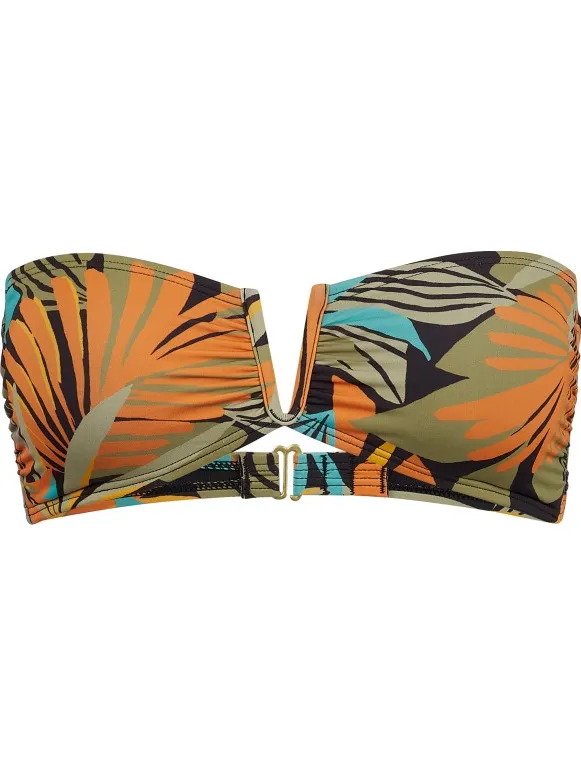 Billabong Women's Des Tropiques V Bandeau - Bikinitop, meerkleurig