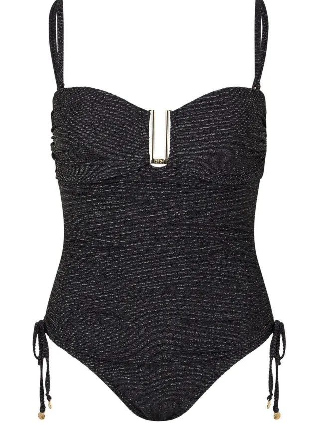 Biba Dames/Dames zebraprint ééndelig badpak (Zwart)