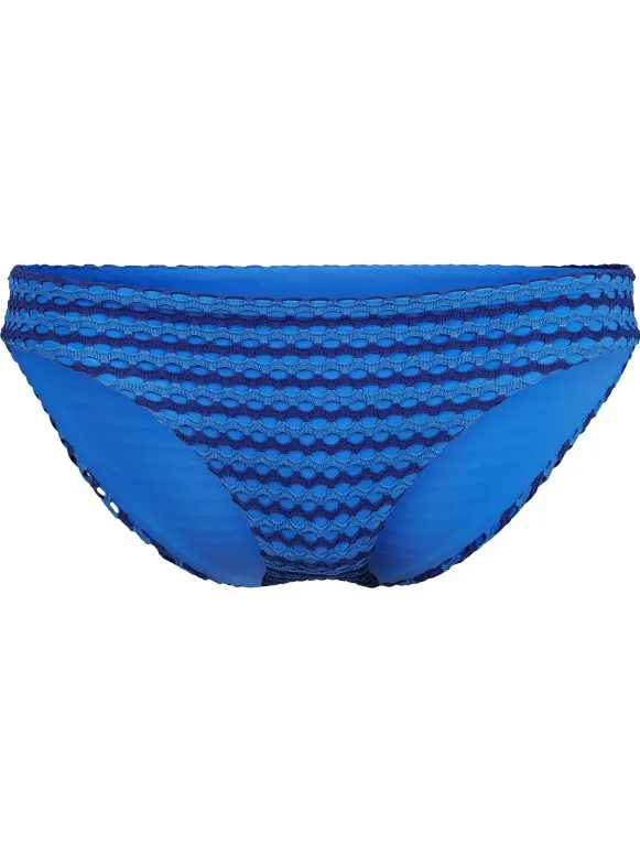 Seafolly Women's Mesh Effect Hipster Pant - Bikinibroekje, blauw