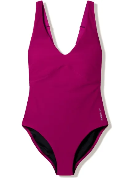 Speedo Sculpture Butterfly Back badpak purper