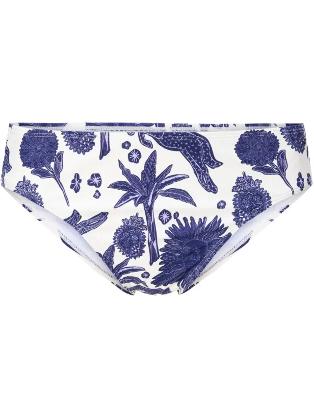 Lingadore bikinibroekje wit/blauw, foto 2