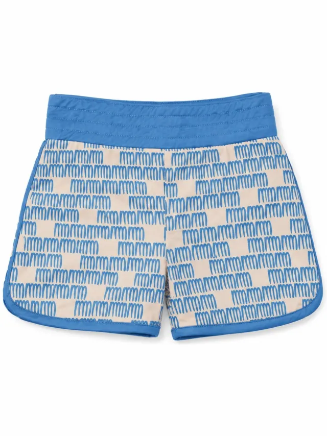 Ducksday zwembroek - UV - manta - blauw - 3-4 jaar - 98/104 - valt klein