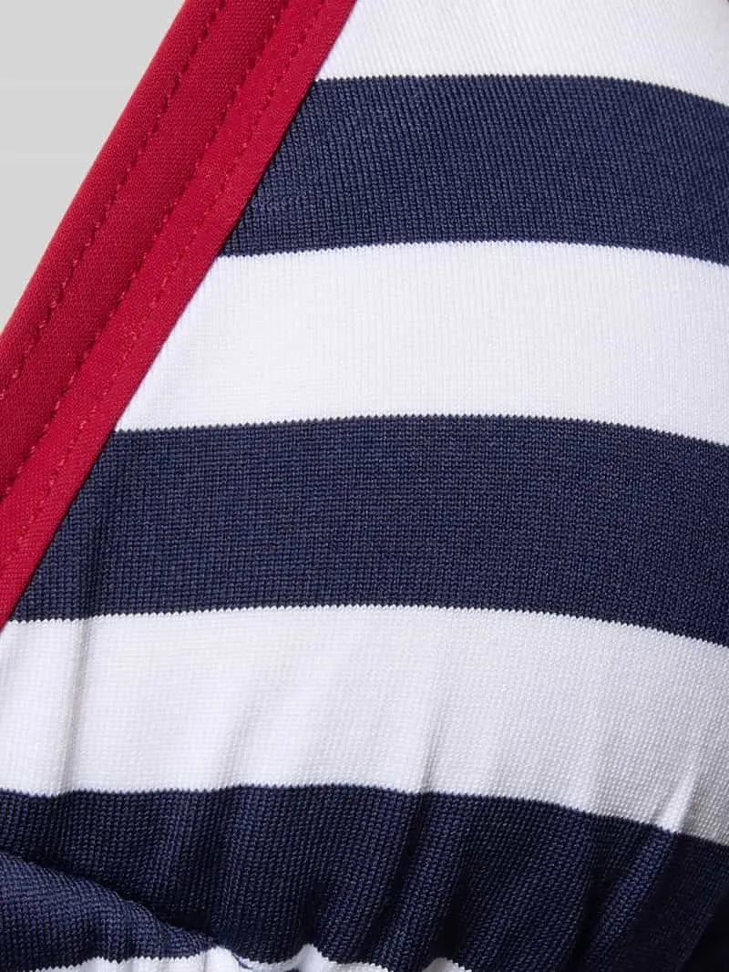 banana moon Bikinitop met vetersluiting model 'BLUCO NAVY', foto 3